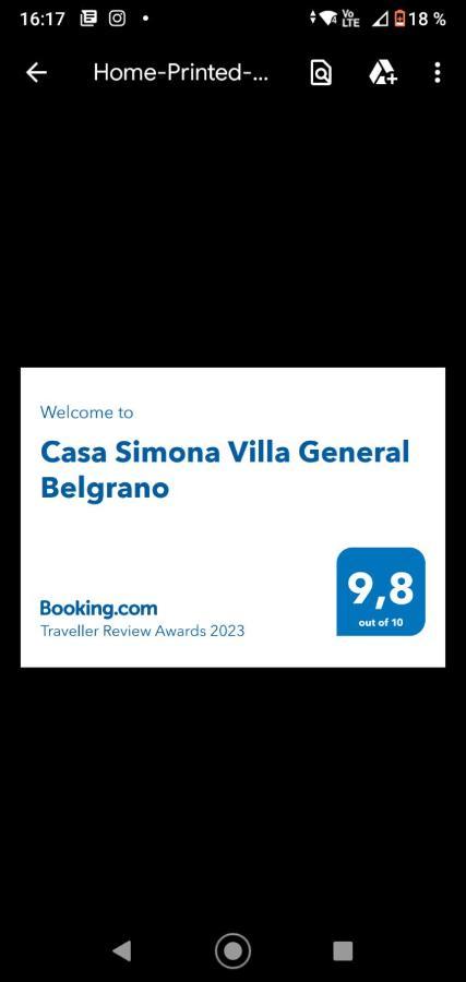 Casa Simona Villa General Belgrano Exterior photo
